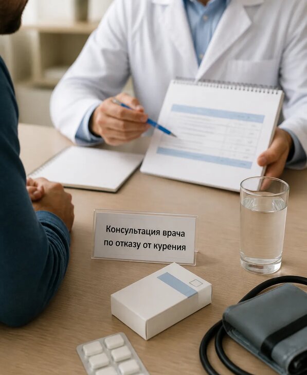 Консультация врача по отказу от курения для взрослых в Мариинске